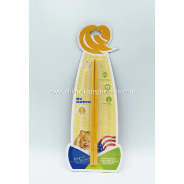 Compostable Safe Cornstrach High-quality Kids Chopsticks